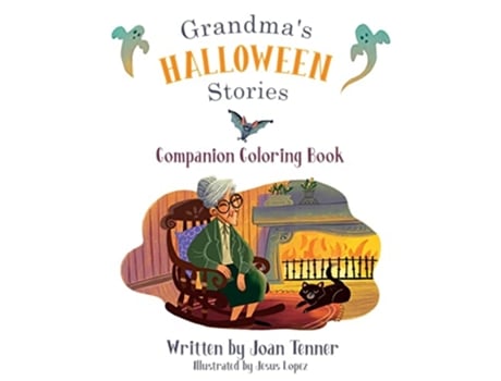 Livro Grandmas Halloween Stories Companion Coloring Book de Joan Tenner (Inglês)