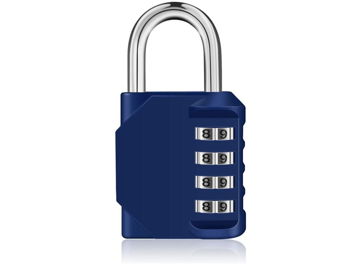 Cadeado Com Código De 4 Dígitos, Para Armários, Ginásio, Portas E Portões