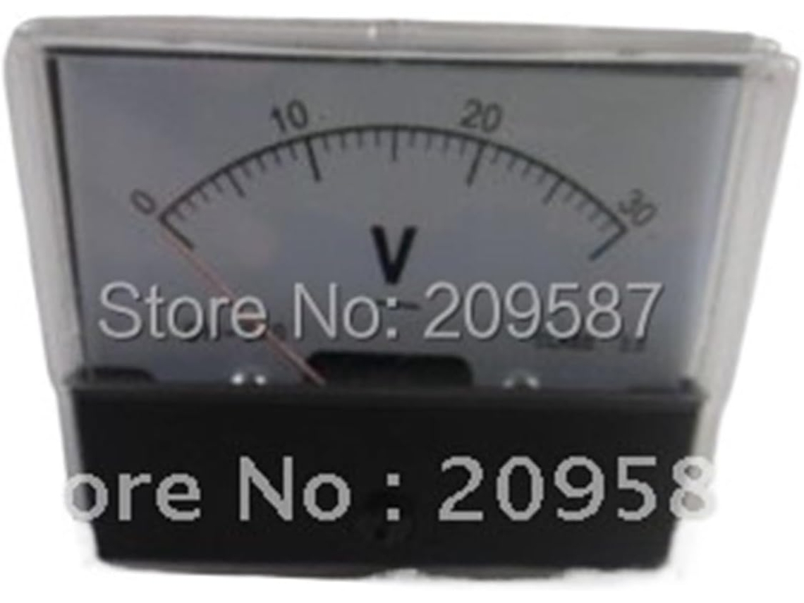 Voltímetro Analógico De Painel Cc 0-30v (dh670)