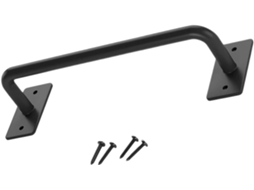 Puxador De Porta Celeiro Operitacx, Estilo Rústico, Preto, Para Uso Em Portas De Celeiro