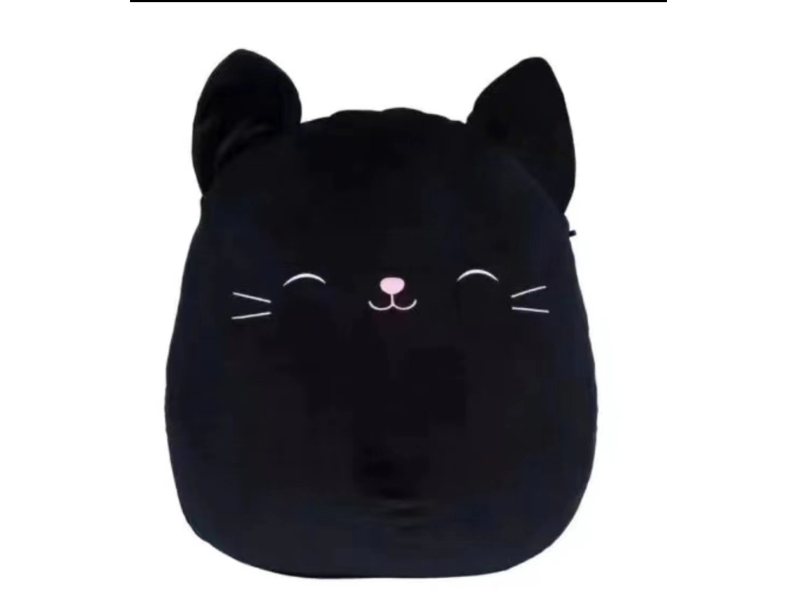 Peluche HXDZFX Gato Preto 40 Cm