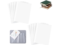 Capas para Livros, 10 Unidades de Capas Transparentes para Cadernos A4, Capas de Papel para Pastas Internas Yu BRILVIBERA