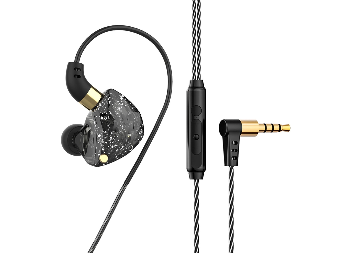 Fones de Ouvido Intra auriculares LAXISCREED Bass Microfone