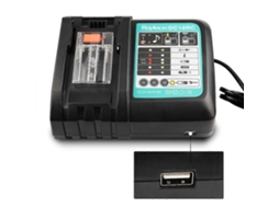 Carregador Para Makita Dc18rc 14,4v 18v Li-ion