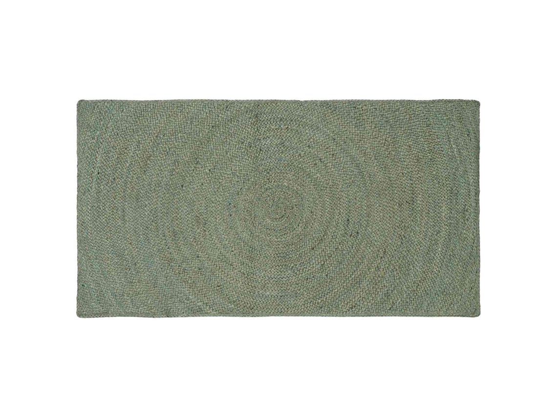Vidaxl Tapetes De Área Verde-azeitona 100 X 200 Cm Juta