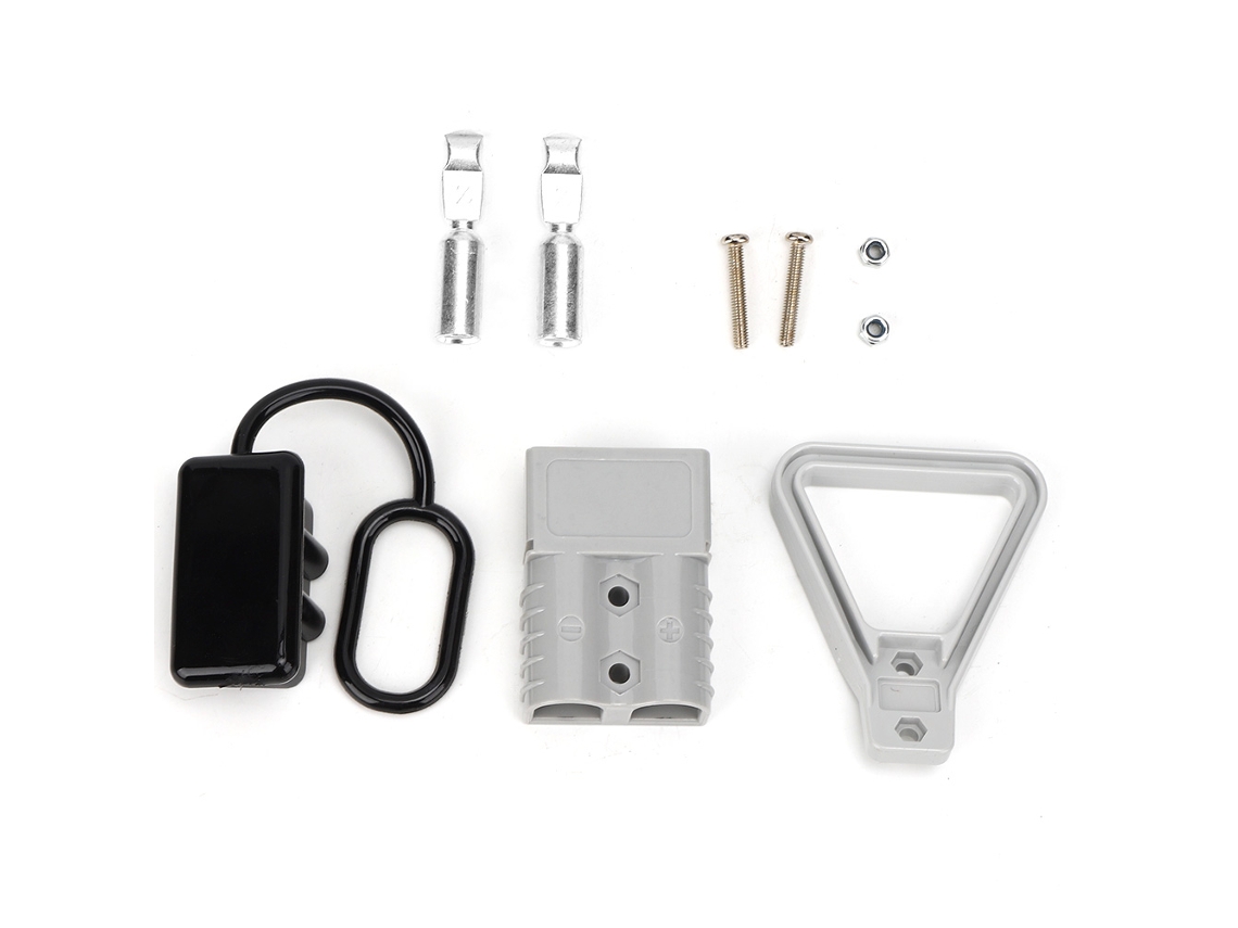 Laxiscreed Conector De Cabo Para Bateria, 120a, Dc600v Com Tampa De Pó, Ligação Segura E Durável