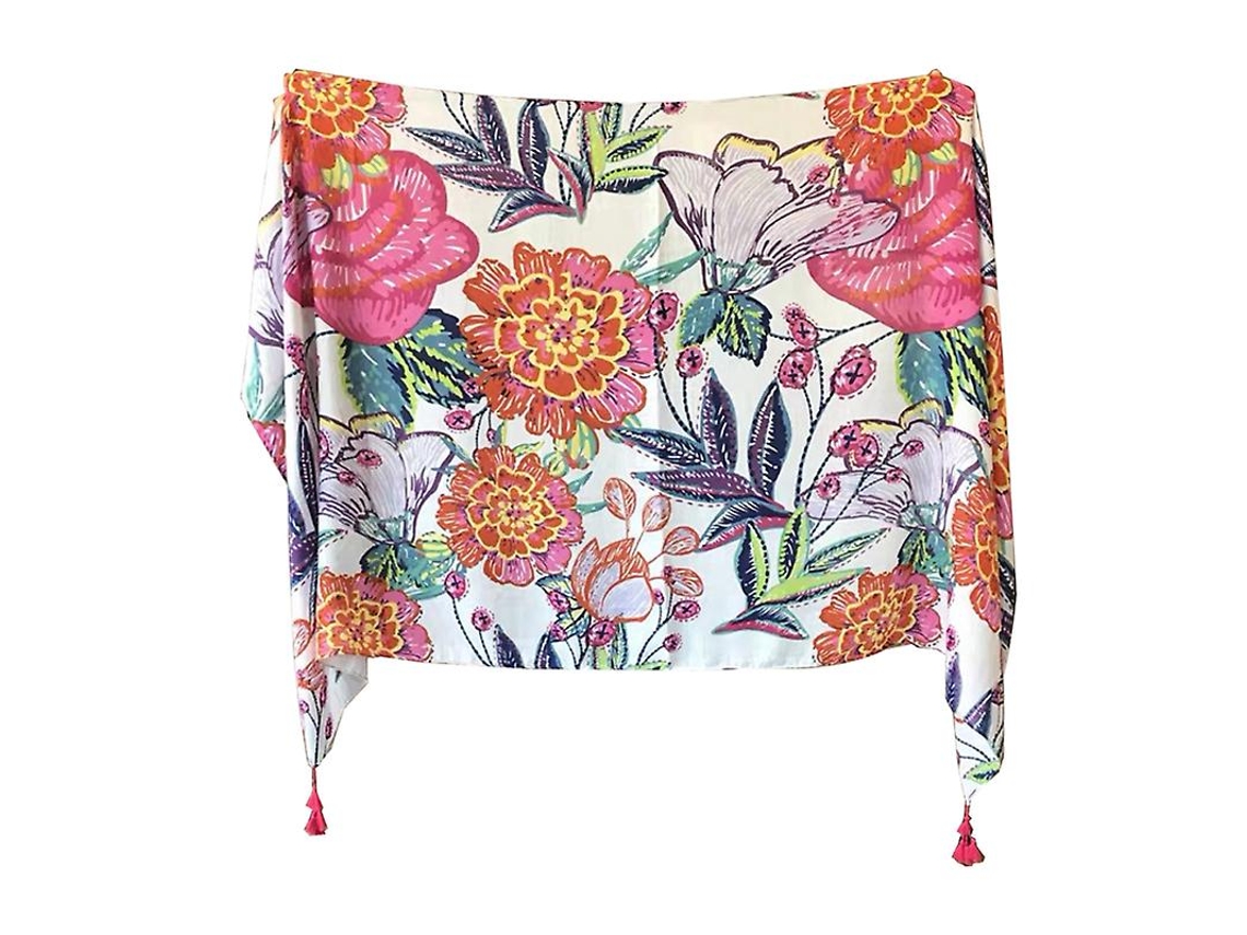 Lenço com Padrão de Flor ALLINLESS