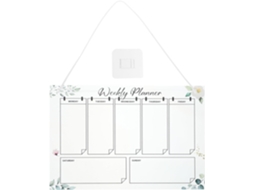 Calendrier Effaçable À Sec En Acrylique Maison, Tableau Mémo Réutilisable Suspendu, Pour Listes Et Rappels
