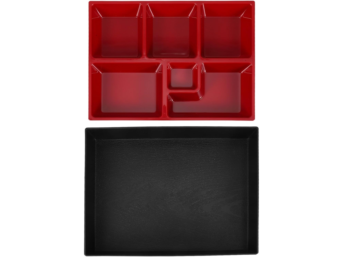 Marmita Bento Tradicional Com 6 Compartimentos, Ideal Para Sushi