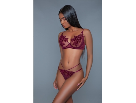 Soutien BE WICKED Evangeline Burdeos Vermelho (M/L)