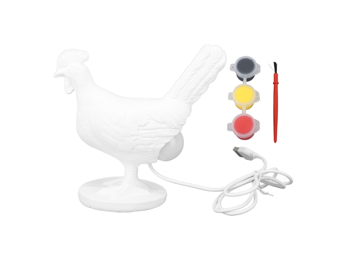 Lâmpada Diy Led Usb Ovo de Galinha Luz Quente Mesa