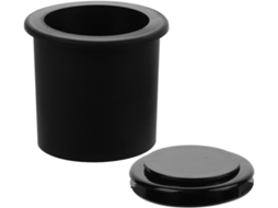 Kit de Anéis para Orifício de Guarda sol com Tampões em Cunha, Feitos de Silicone e Borracha Pretos. Práticos e Fáceis CHABERLU