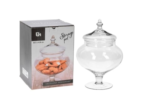 Tarro Galletas Cristal 17x28 Cm Excellent