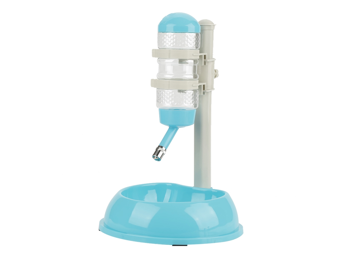 Tigela Ajustável Azul para Ração e Água de Cães e Gatos AQUAFORGE