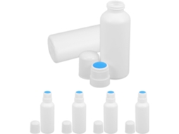 Frascos Aplicadores Recarregáveis com Ponta Esponja, Conjunto de 6, 100ml, Plástico