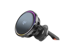 Carregador Sem Fio Rgb EOOCOO para carros, 15W, com luz ambiente