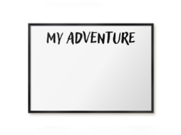 Magnetic Board For Wall My Adventure For The Bedroom Espelharte (70x50 Cm)