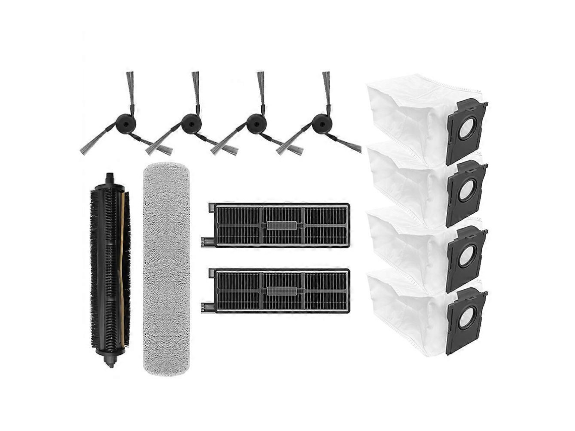Peças Para Aspirador Robô Mova Z50 Ultra: Rolo Principal, Escova Lateral, Filtro Hepa, Saco De Pó, Pano De Esfregão Tricut E Acessórios.