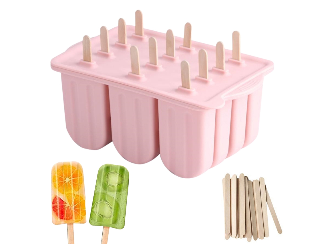 Mold de Silicone LAXISCREED para Sorvete 12 Compartimentos