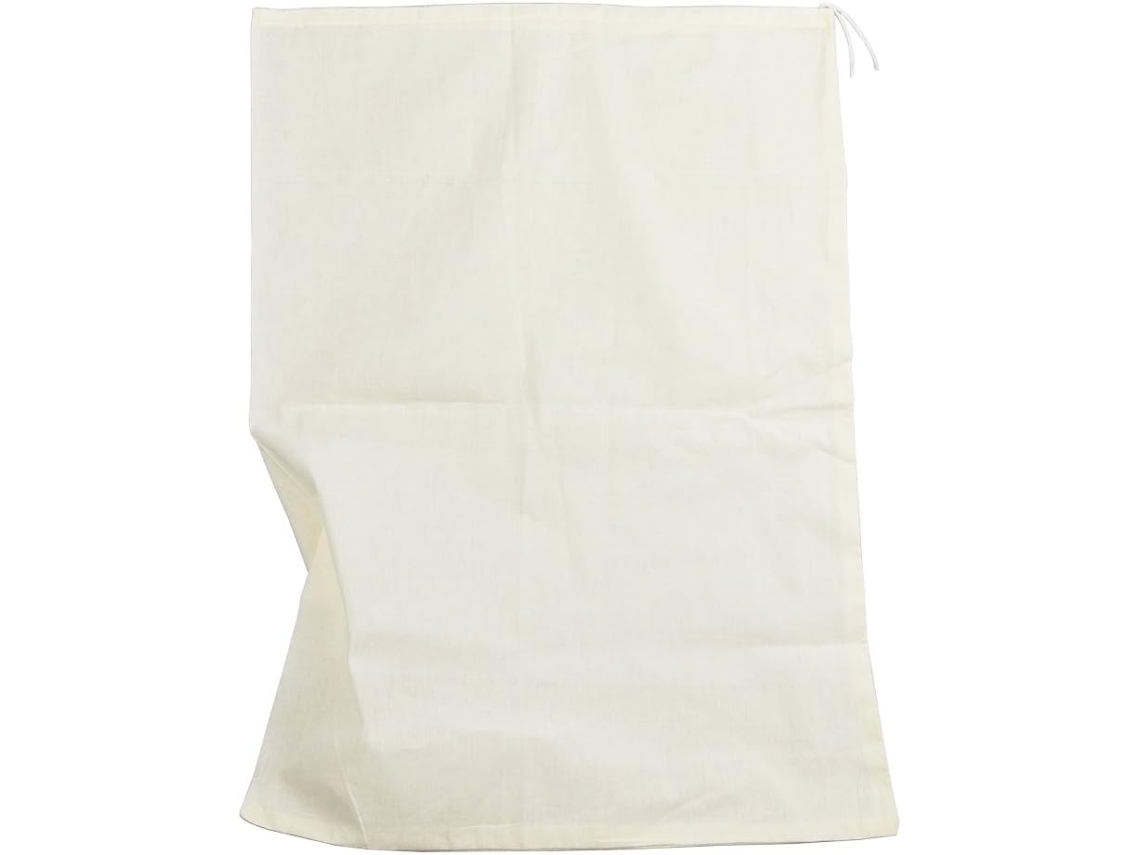 Saco Coador Reutilizável De Musselina Algodão, Filtro Malha Fina Para Leite Vaca, Suco, Cerveja Caseira, Iogurte E Queijo, 35 Cm X 25