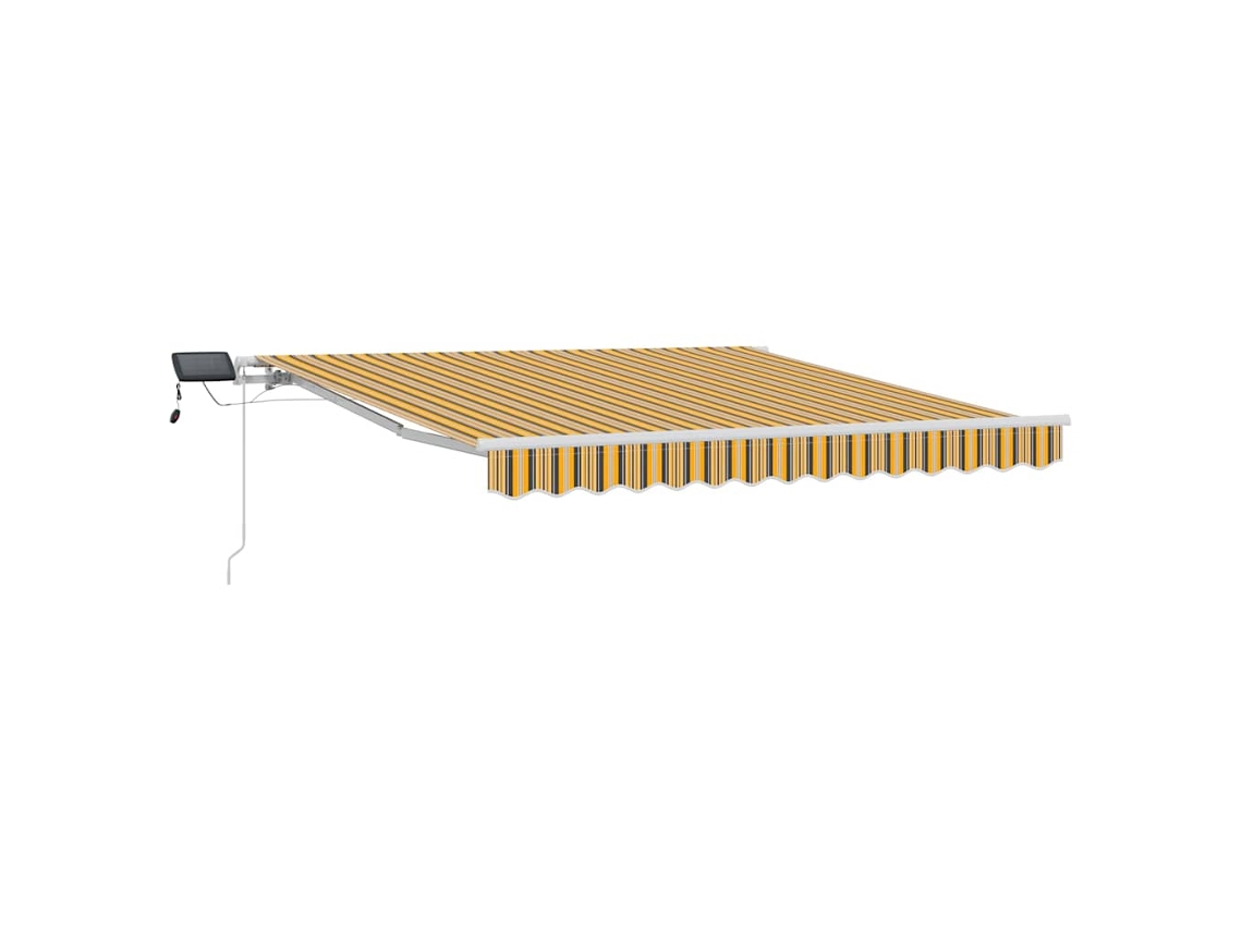 Conjunto 1 Toldo Retrátil Vidaxl Multicolorido Tecido (300 X 250 Cm)