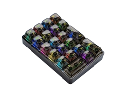 Teclado Numérico Transparente De 21 Teclas Para Jogos Everley891