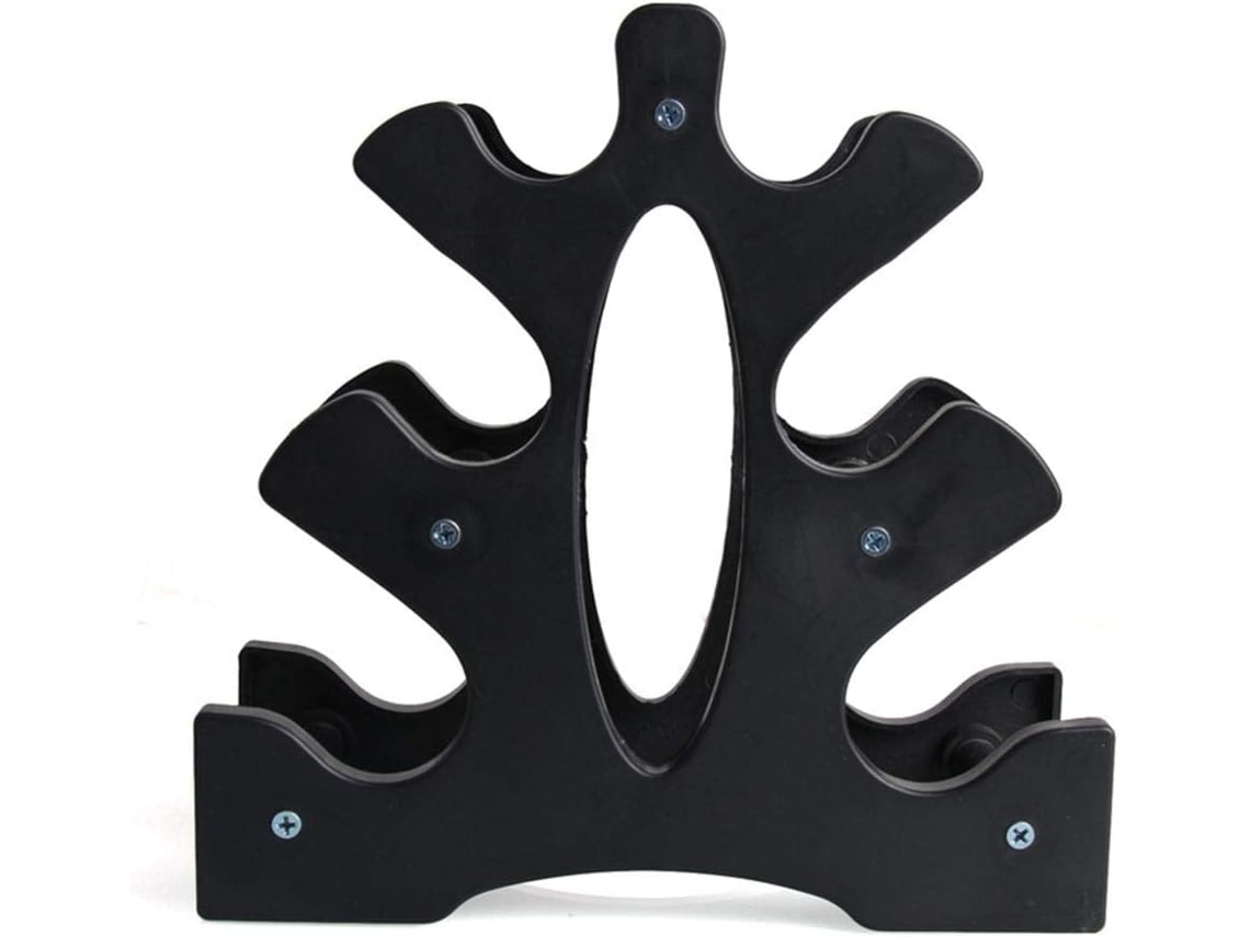 KOFIHETY Suporte Para Halteres De Três Níveis, Materiais De Qualidade Premium Para Maior Durabilidade, Design Compacto, Perfeito Para Academia Em Casa, Fácil E