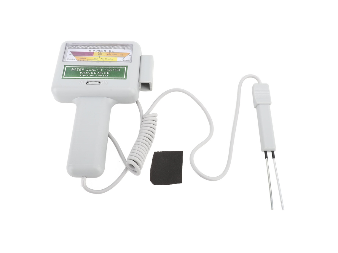 Medidor de pH e Cloro para piscina, spa, aquário com tela grande, bateria digital com MARCA