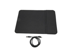 Base De Carregamento Sem Fio Padrão Qi Antiderrapante De 15w Com Carregamento Rápido Para Casa E Escritório, Preta. Olysi Shop
