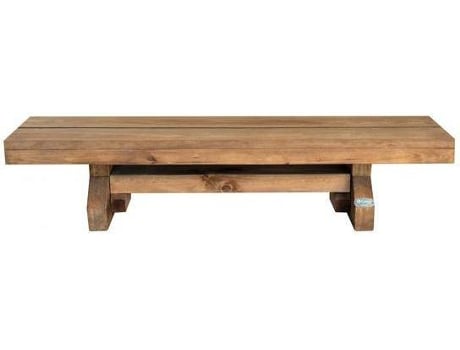 Banco de Jardim CARMO WOOD Sudexpress (Castanho - Madeira - 200x47x43 cm)