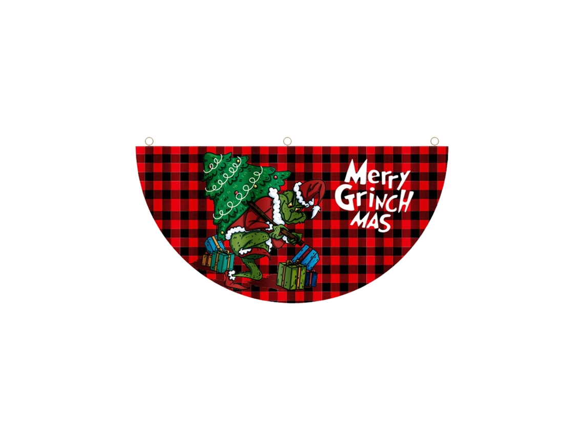 Laxiscreed Decoração De Natal Com Bandeira Festiva Em Poliéster De Tamanho Grande