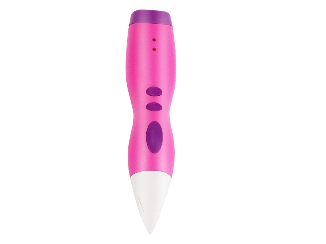 Caneta 3D para Crianças Dyb230218 Caneta de Impressão de Baixa Temperatura Segura para Crianças Não Compatível com Abs/Pla Rosa