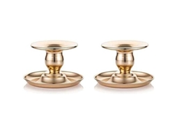 Juego De 2 Portavelas Retro, Portavelas De Cristal Vintage Para Aromaterapia, Navidad