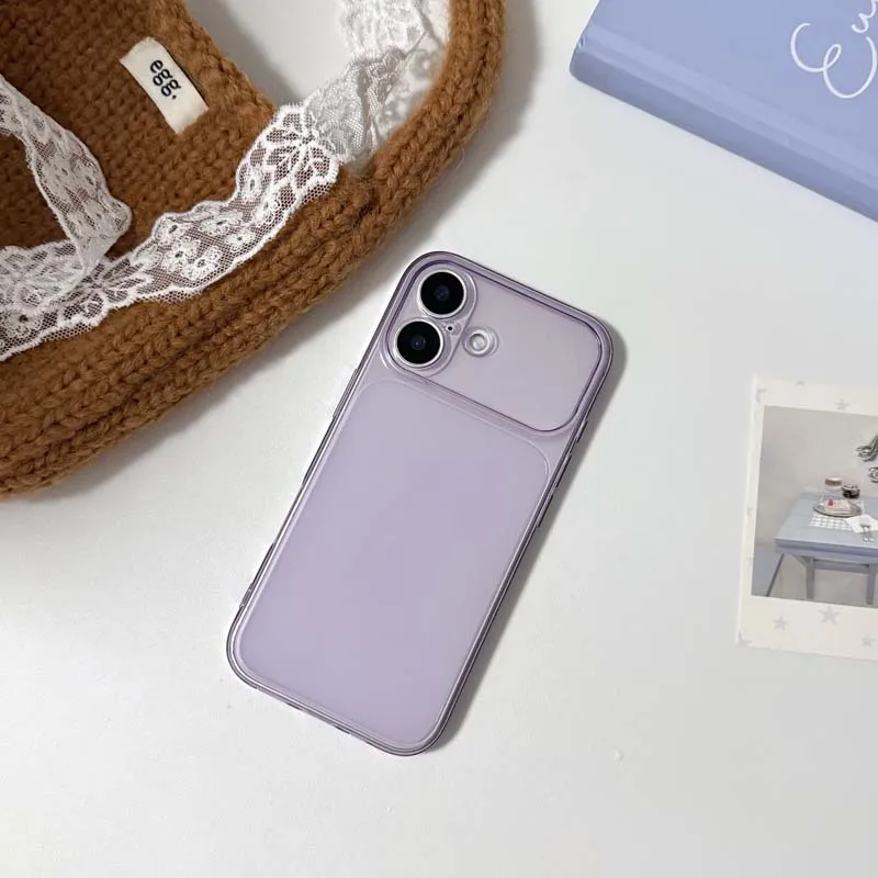 Capa Ultrafina, Semitransparente E Fosca Para Iphone 12 Pro (roxa), Resistente A Impactos E Com Acabamento Macio.