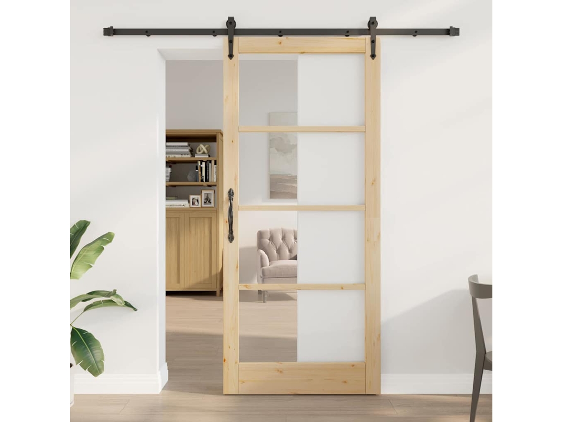 Vidaxl Porta Deslizante Orkdal 93 X 211 Cm Natural