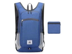 Mochila De Caminhada Unissex, Respirável, Dobrável, Para Homens E Mulheres, Ideal Para Viagens Ao Ar Livre E Uso Casual. Cor: Safira.