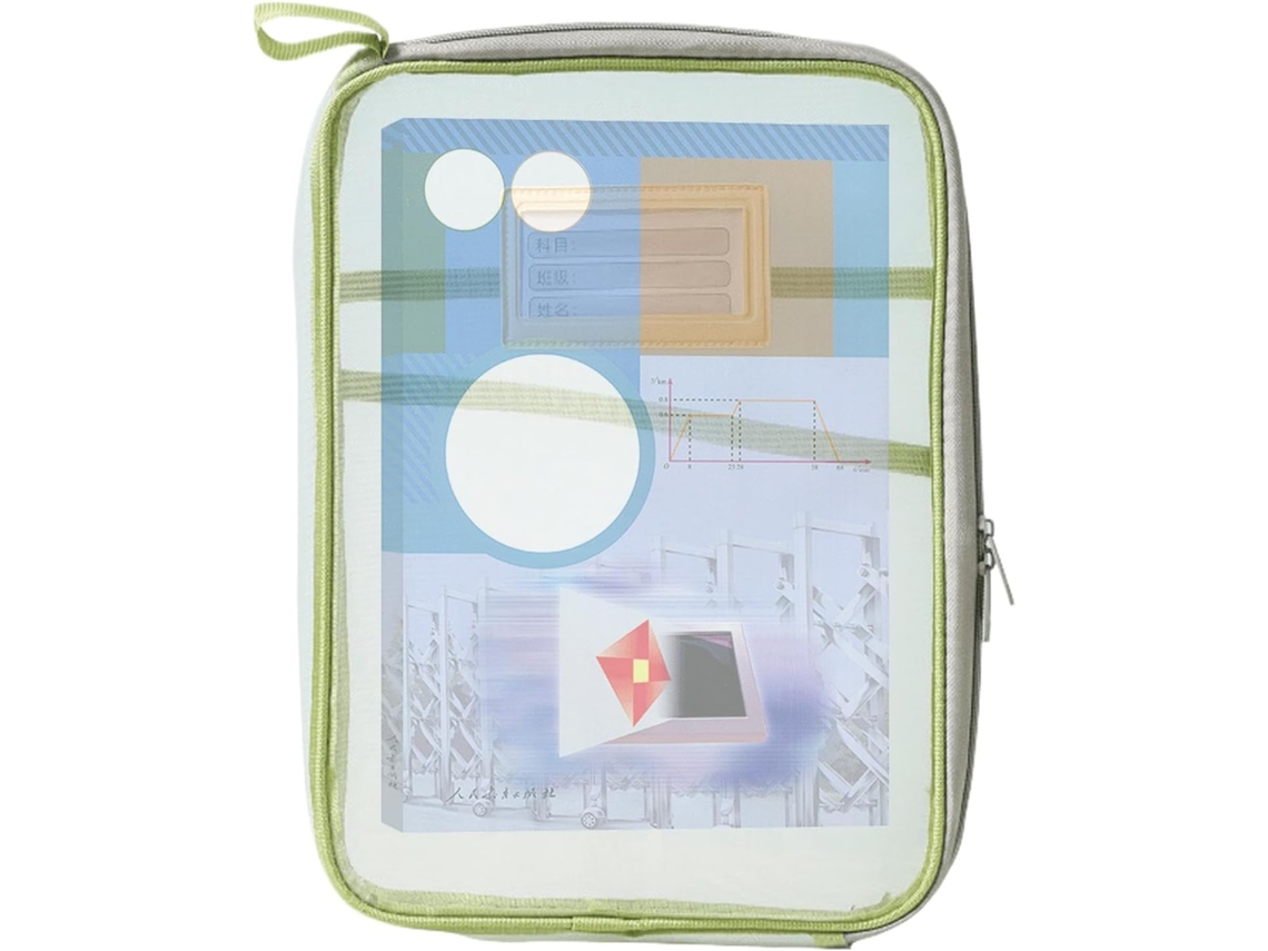 Organizador De Arquivos À Prova D'água, Pasta Transparente Para Documentos, Estojo Para Material Escolar