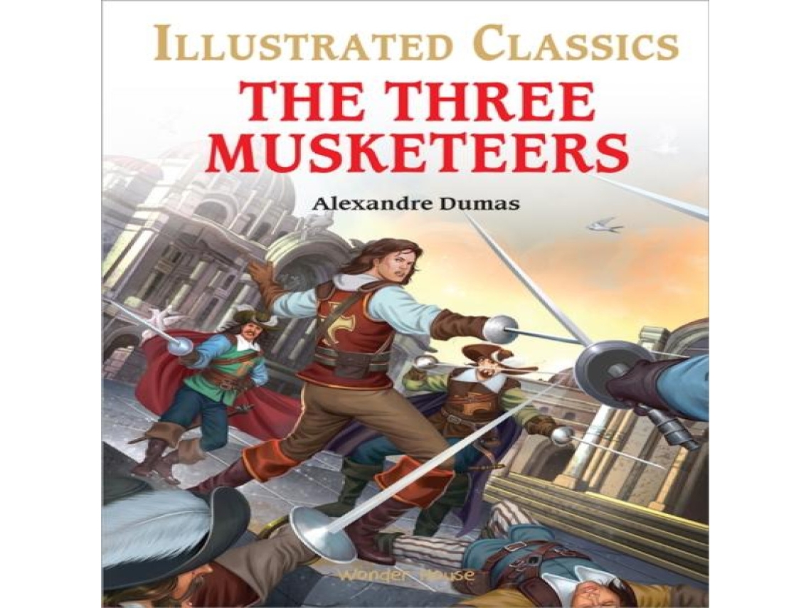 Livro The Three Musketeers Illustrated Children Classics de Prakash Books (Inglês)