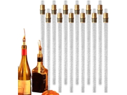 Kit Com 12 Peças De Acessórios Para Pavio De Tocha De Garrafa De Vinho