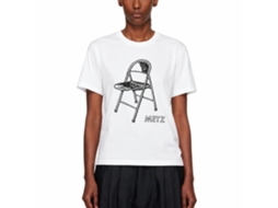 Metz Chair White T-shirt Unisex Adults Size:l