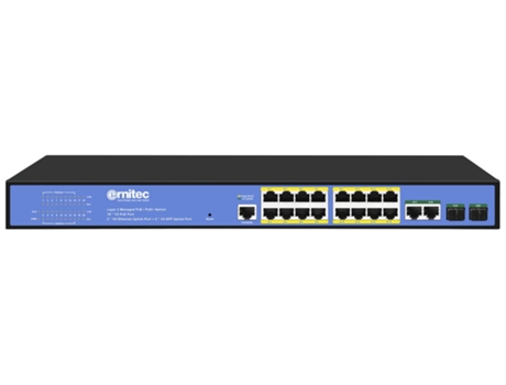 Managed Layer 2 Switch, 16 Ernitec