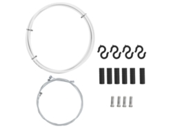 Kit De Cabos De Freio Para Bicicleta De Estrada E Montanha Com Capas Branco
