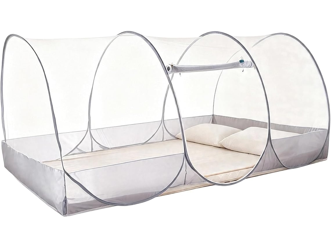 Mosquiteiro Para Cama De Camping, Barraca Dobrável Em Malha Respirável