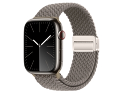 Bracelete Para Apple Watch 42/44/45/46/49mm Taupe Cuich