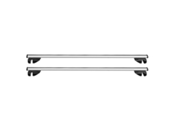 Barras Transversais para Rack de Teto, Capacidade 75 Kg, Ajuste Universal Trilhos Teto Elevados, Espaçamento Entre 21 a 106 Cm, Alumínio Resistentes