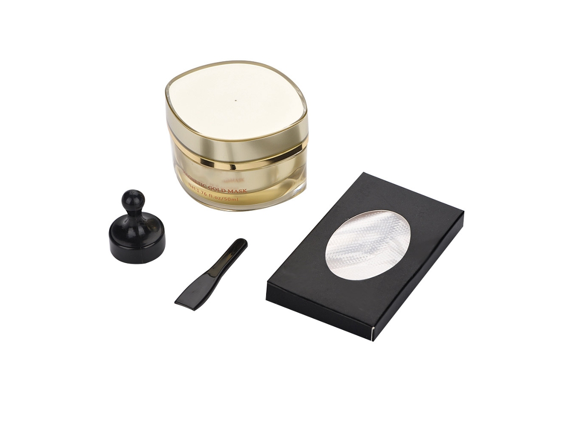 Máscara Facial Magnética Ouro Limpeza De Poros Cuidados Com Pele