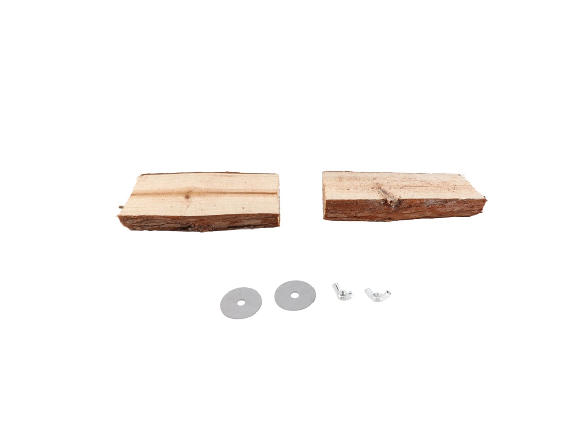 2pcs Poleiro de Madeira para Pássaros S/MARCA