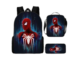 Conjunto Escolar 3 Peças Com Mochila Para Estudantes