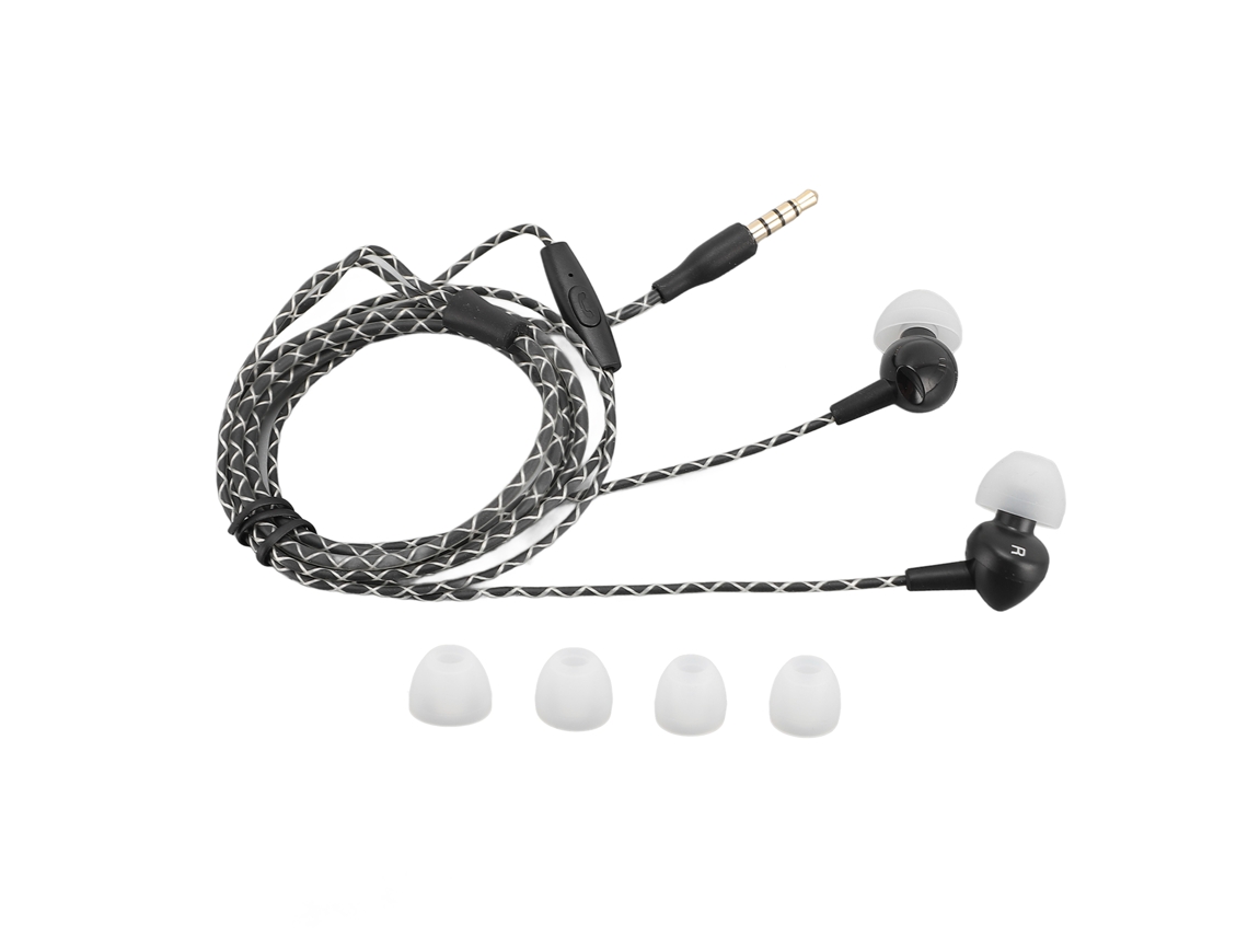 Fones de Ouvido Intra auriculares com Microfone Jack 3,5mm Redução de Ruído | S/MARCA
