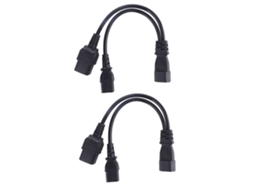 Adaptador de Cabo EOOCOO divisor Tipo Y conversão energia
